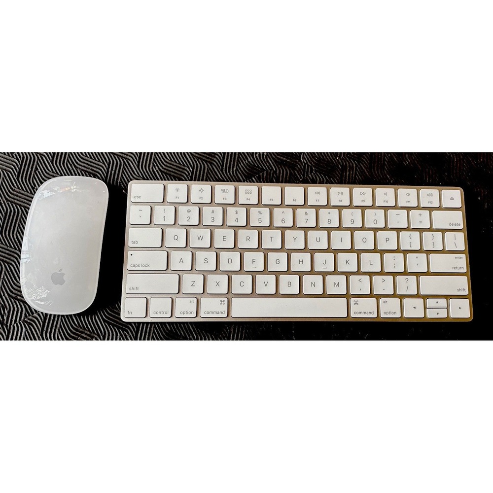 Apple Magic Keyboard + Magic Mouse Wireless Bluetooth – Tested – Clean – Working
